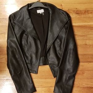 1.State leather jacket